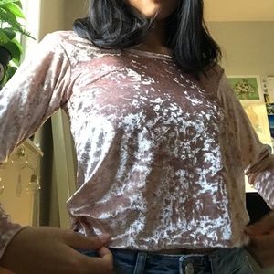 Pink Velvet Longsleeve